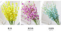 Orquídea Amarilla Artificial Para Boda Decoración De Hogar Y Vajillas Phalaenopsis Plantas Puestas En Vaso DIY Flores Silken - details 8