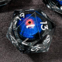 Juego De Dados DND Líquido Núcleo D&D Resina Fronteriza Para Juego De Rol RPG D20 D12 D10 D8 D6 D4 Borde Fino Dados De Dragón Y Sótano - details 29