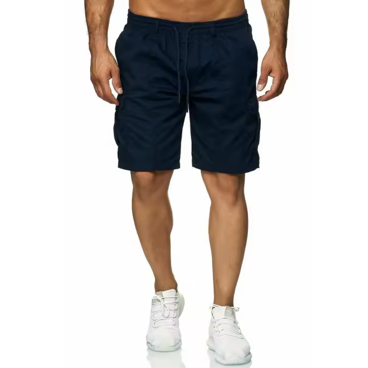 Pantalones de verano para hombre, pantalones cortos de trabajo para hombre, pantalones cortos holgados para hombre, pantalones casuales con múltiples bolsillos para hombre - 1