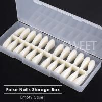 Caja De Almacenamiento Para Uñas Postizas De Acrílico Transparente Caja Vacía De Alta Calidad Organizador De Manicura Para Uñas Postizas De Presión Artificial - details 4