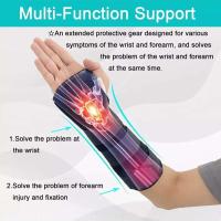 Soporte De Muñeca Para Tunnel Carpal Con Splint De Metal Removible Tres Correas Ajustables Para Tendinitis Lesiones Deportivas Y Alivio Del Dolor - details 3