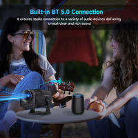 Proyector Portátil Magcubic HY320 Mini 720P Android 11 4K 300ANSI Wifi6 BT5.0 Cine Al Aire Libre Rotable 180° Con Altavoz Integrado - details 13