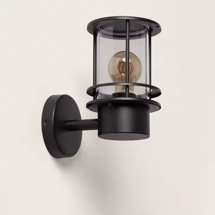 Ledkia Aplique de Pared Exterior Antara Negro - 1