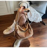 Bolso De Hombro Casual De Denim Lavado Resistente Al Desgaste Con Múltiples Bolsillos Y Gran Capacidad Para Mujer - details 27
