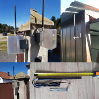 Antena Externa Para Aplicaciones De Puerta De Garaje 433MHz 433.92 Mejora De Señal Antena Booster Para Control Remoto De Puerta De Garaje Metal PVC - details 9