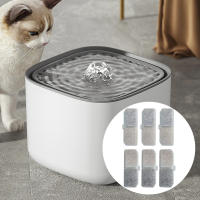 Filtro De Repuesto Para Fuente De Agua Para Gatos 10pcs Dispensador De Agua Para Mascotas Material Plástico Suministros Para Gatos - details 1
