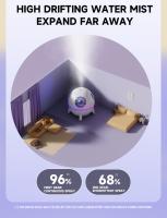 Lámpara Nocturna LED Recargable USB Cambio De Color En 7 Colores Decoración De Habitación Regalo De Capsula Espacial Astronauta Luz De Ambiente Redonda - details 13