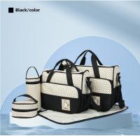 Bolso De Madre Y Bebé Estiloso De 5 Piezas Con Almohadilla Para Pañales Y Compartimento Para Botella Separado Gran Capacidad - details 20