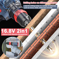 Mini Destornillador Eléctrico 21V 2en1 De Batería Torque Alto Motor Brushless Herramienta Multifuncional Sin Cuerda Práctica Para DIY En El Hogar - details 6
