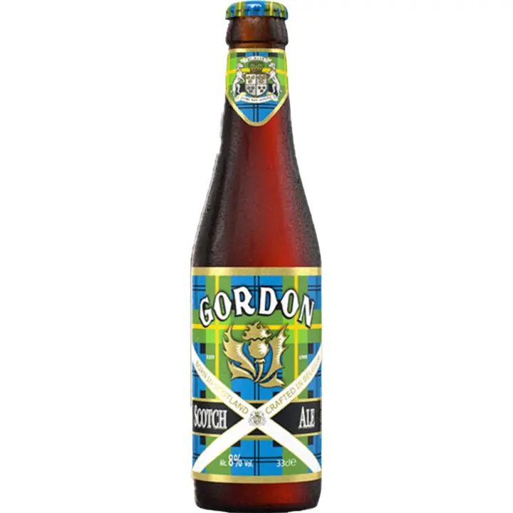 6 uds x Gordon Scotch Ale 33Cl cerveza belga tostada fuerte - 1