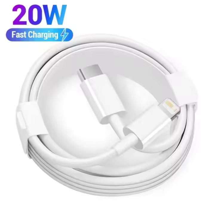 Cable USB-A a Lightning, cable de carga rápida de 2,4 A para teléfono móvil - 1
