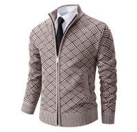 Chaqueta De Punto Para Hombre Con Capucha Y Cierre Completo De Fleece Grueso Abrigo De Otoño E Invierno Ropa Aislada Casual - details 12