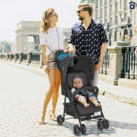 Asalvo Silla de Paseo Ultraligero Berlín – Reclinable, Compacto y Fácil de Plegar con Capota Extensible - details 0