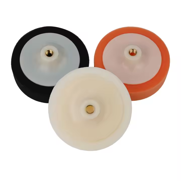3pcs Cabezas De Pulido Para Coche 6 Pulgadas 150mm Esponja De Tela Suave Para Herramientas De Pulido Y Buffing Con Hilo M14 - 1