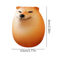 Decoración Creativa De Shiba Inu En Forma De Huevo Realista Para Escritorio PVC Regalos Divertidos De Navidad Para Oficinas Y Hogares - details 10