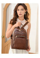 Mochila para mujer, nuevo estilo, tendencia de moda, pequeña mochila, mini, simple, ligera, de PU, temperamento, bolso de compras para mujer - details 17