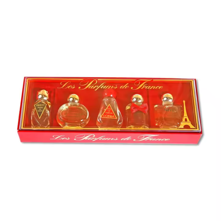 Pack de 5 Perfumes en Miniatura Fragancias de Francia 42,5ml - Clasicos - Caja Regalo. - 1