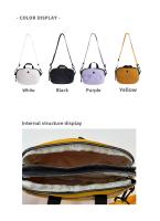 Bolso Bandolera Para Mujer De Lona Nueva Moda Verano 2025 Gran Capacidad Casual Bolso De Mano Diseñador Bolsillo Interior - details 2