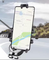 Soporte Universal Para Móvil Con Ocho Garra Para Motocicleta Scooter ATV Bicicleta E-bike Base De Teléfono Móvil De Alta Calidad - details 1