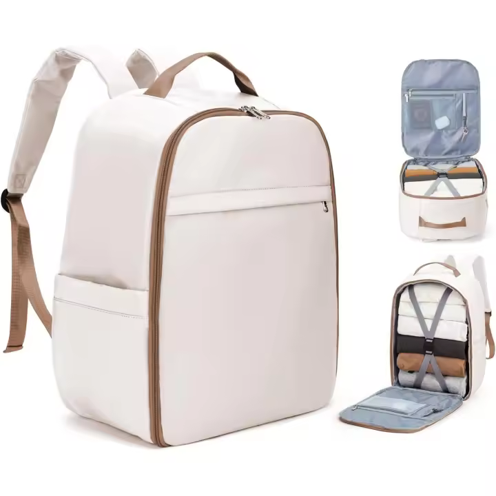 Mochila Viaje Cabina Avion 40x20x25 Ryanair Maletas de Viaje Cabina 45x36x20 Easyjet Cabin Bag Equipaje de Mano Mujer Mochila para Portatil Impermeable con USB Mochila Pequeña de Trabajo Hombre - 1