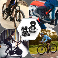 Pedales De Bicicleta BUCKLOS Dual Function MTB Plataforma Antideslizante Aluminio SPD Sistema Parte De Bicicleta - details 7