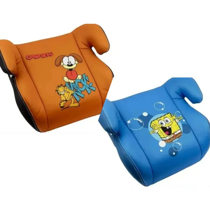 Lote de 2 alzadores infantiles para el coche completamente NUEVOS Y HOMOLOGADOS BOB ESPONJA Y GARFIELD de Nickelodeon - 1