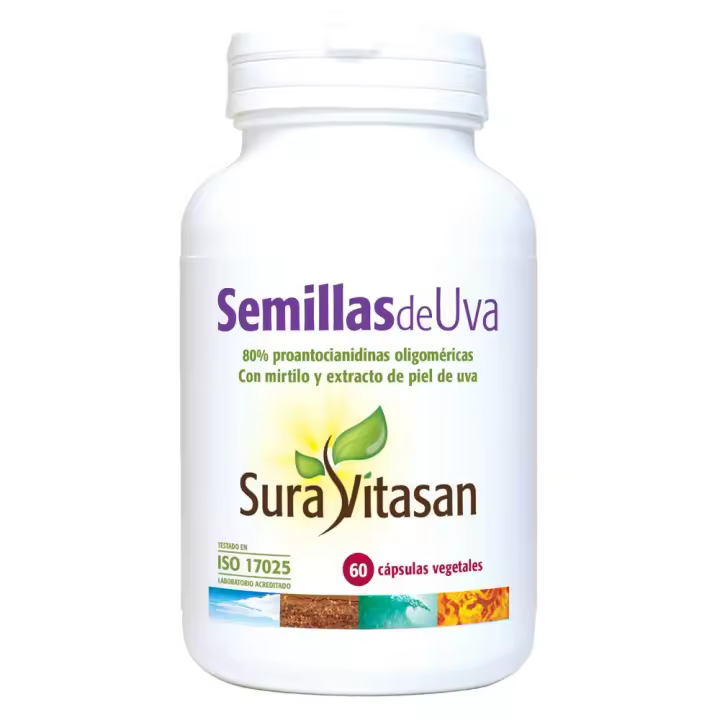 Semilla de Uva O.P.C. 60 Caps Sura Vitasan - 1