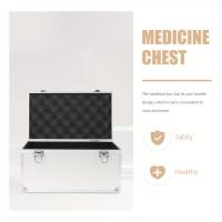 Alta Calidad Aluminio Suitcase Partes De Baño Organizador De Juguete Garage Almacenamiento Portátil Caja Metálica Con Cerradura Sin Esponja - details 3