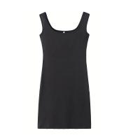 Vestido Casual De Verano Para Mujer Color Sólido Con Alzas A-LINE De Pierna Larga Estilo Sexy Y Club Polyester Suelto - details 7