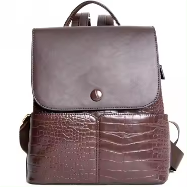 BOLSO MOCHILA MARRON     PERGAMINO - 1