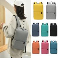 Mochila Pequeña De Color Sólido Impermeable Y De Gran Capacidad Para Viajes Y Escuela Mochila Casual Para Adolescentes Con Capacidad Grande Para Libros Y Utensilios Escolares - details 1