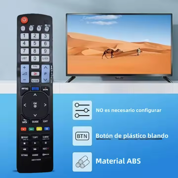 Control Remoto De Repuesto Para TV AKB73756504 Compatible Con L*G Modelos 42LA6620 32LA6230 42LA6230 42LA6910 47LA6620 47LA7400 50LA6230 55 - 1