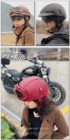 Casco De Motocicleta De Verano Para Hombres Y Mujeres Mitad De Cuero PU Estilo Retro Con Certificación DOT Para Motocross Y Bicicletas De Montaña - details 6