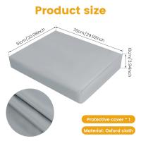 Cubierta De Sillín Para Perro En Tela Oxford Impermeable Protector De Sillín Con Cierre Desmontable Fácil De Lavar Ropa Para Mascotas S/M - details 1