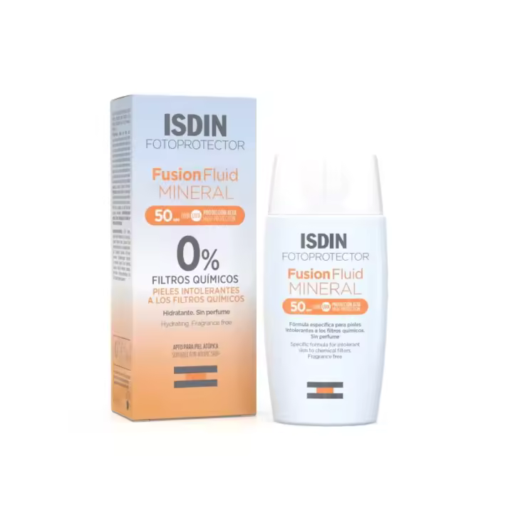 FOTOPROTECTOR ISDIN SPF 50 FUSION FLUID MINERAL - 1