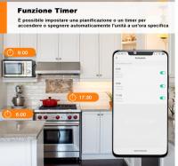 Enchufe inteligente Alexa, enchufe WiFi inteligente italiano 16A (Tipo L), compatible con Amazon Alexa, Google Assistant y SmartThings, APP control de voz/remoto, monitoreo energético, - details 3