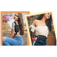Bolso bandolera, riñonera, bolso de cadera, adecuado para viajar, senderismo, ciclismo y correr, conveniente para llevar cualquier teléfono móvil - details 5