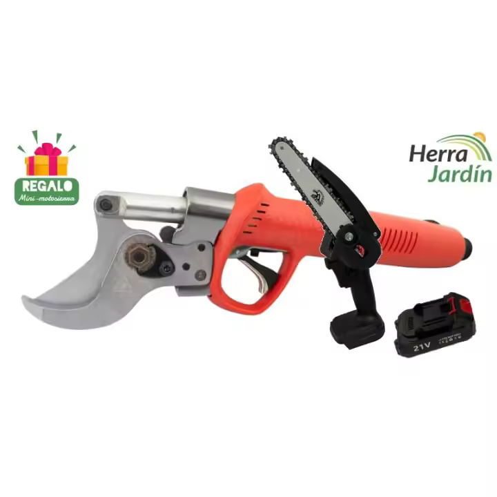 Tijeras de podar eléctricas con batería profesional , Eléctrica De Poda BRACOG HJ-SCA4 - 1