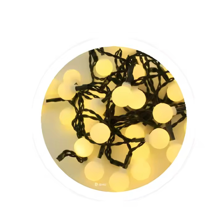 Gsc Evolution Guirnalda LED Mini Bolitas GSC Luz Blanca 8 Funciones 4 Metros - 1