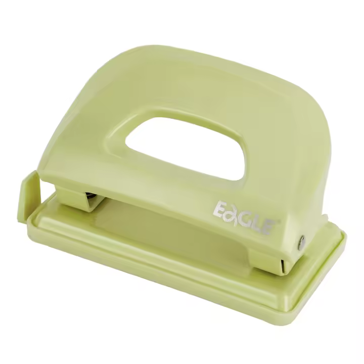 Pulverizador De Papel Eagle Con Dos Agujeros Capacidad Para 12 Hojas Con Recipiente Para Residuos Guías Ajustables Para Papel Suministros Para Escuela Y Oficina - 1