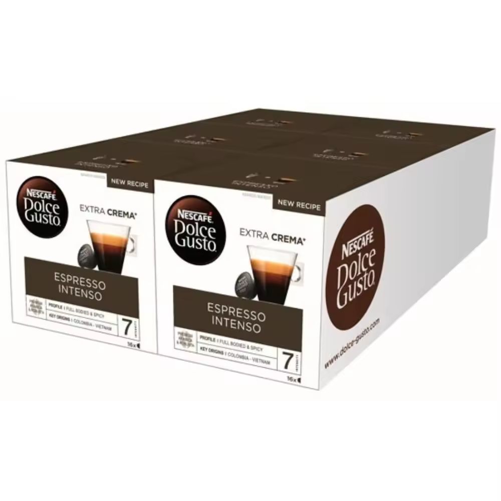 NESCAFE DOLCE GUSTO café espresso intenso formato ahorro Pack 90 cápsulas