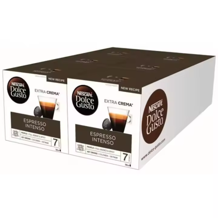 NESCAFE DOLCE GUSTO café espresso intenso formato ahorro Pack 96 cápsulas - 1