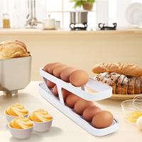 Programa para refrigerador, contenedor de almacenamiento de 2 niveles (Blanco) - details 1