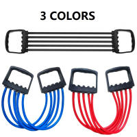 Juego De Ejercicio Corporal Completo Con Expansor De Pecho Y 5 Cuerdas De Resistencia Removibles Para Pilates Push-Ups Fortalecimiento Muscular Entrenamiento De Gimnasio - details 5