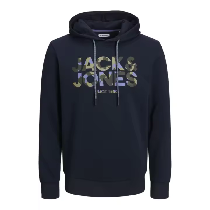 JACK&JONES 12235338 JJJAMES SWEAT HOOD Hombre Sudadera Jersey Cuello Capucha 28658 - 1