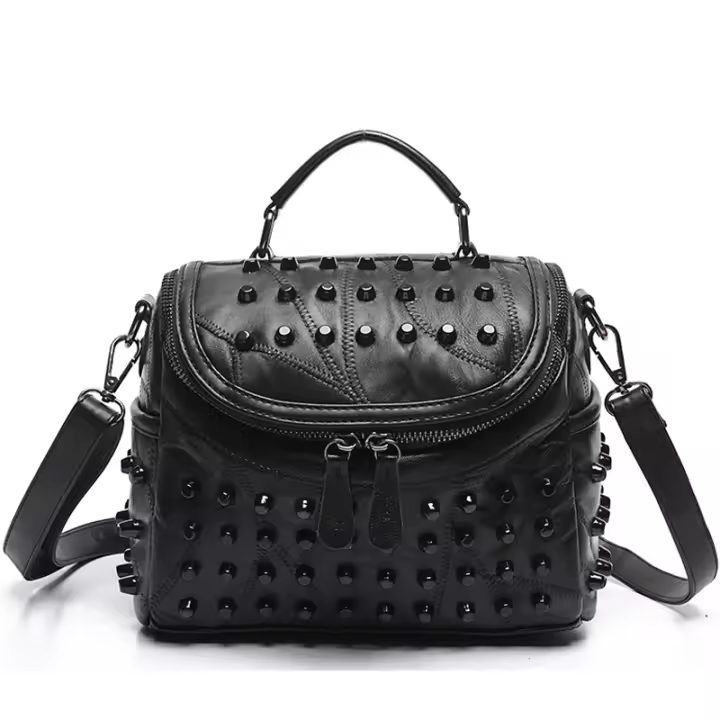 Bolso de cuero Genuino de lujo para Mujer, Bandolera de Piel de Oveja, diseñadora de Marcas famosas, 2024 - 1