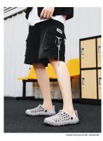 Zapatillas De Verano Para Hombre Clogs EVA Sandalias Planas Transpirables Con Agujeros Para Playa Hogar Descanso Slides - details 14