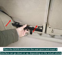 Kit De Montaje Para Asiento Infantil De Coche Universal ISOFIX Para SUV Y Hatchback Compactos Vehículos De Tierra Adelante - details 3
