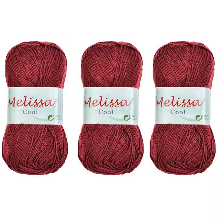 Tesosy / Melissa 3pcs Cool Hilo Acrílico Ovillo de Lana Fresca para DIY Tejer y Ganchillo (1u * 80g) - 1