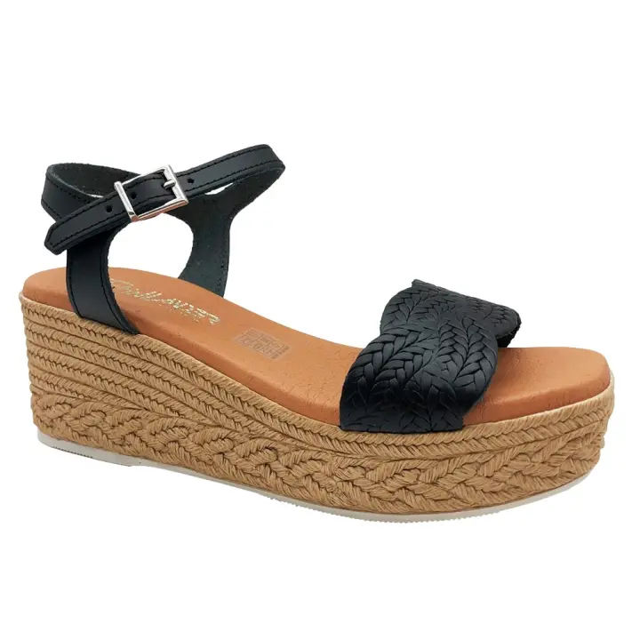 Oh My Sandals - Sandalias plataforma piel trenza mujer - 1
